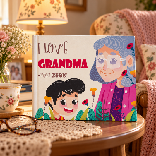 I Love You Grandma — Personalised Children's Book