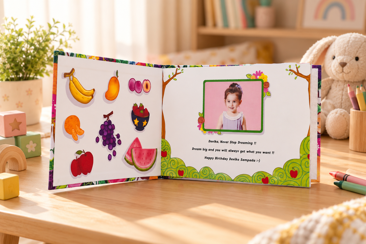 Fruits — Personalised Children's Board Book