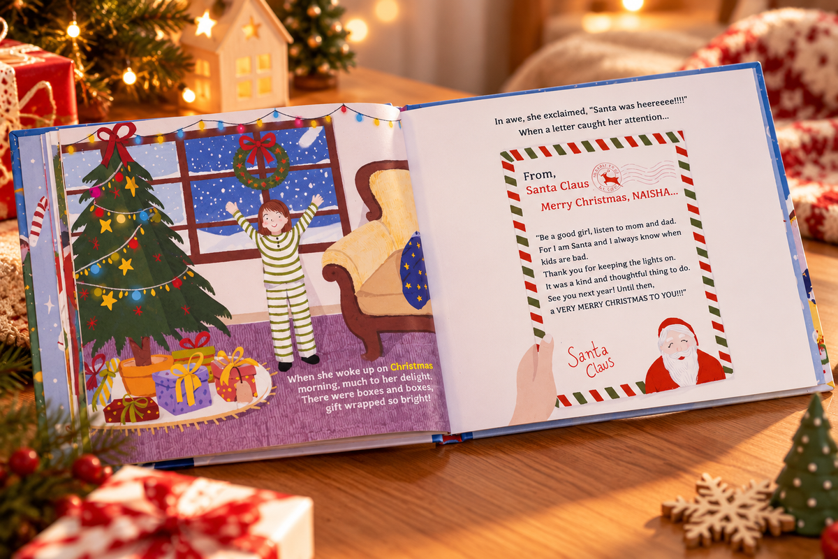 Merry Christmas — Personalised Christmas Book for Kids