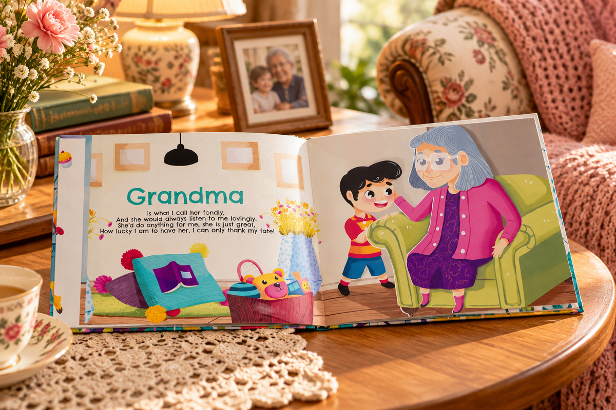 I Love You Grandma — Personalised Children's Book