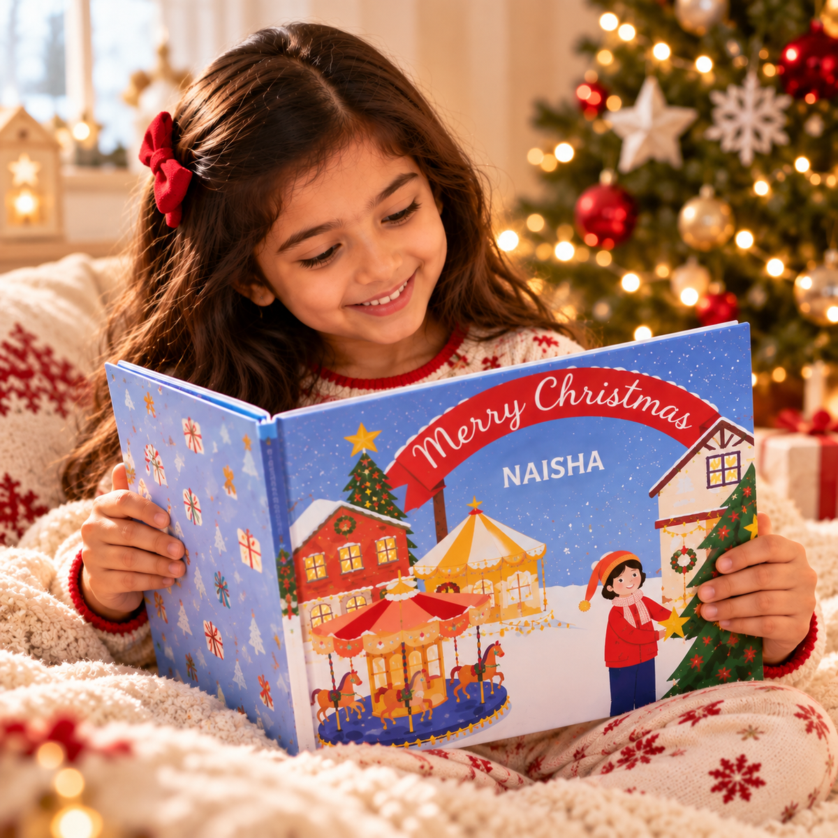 Merry Christmas — Personalised Christmas Book for Kids