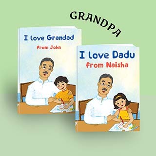 "I Love Grandpa" Personalized Book
