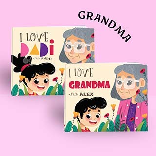 "I Love Grandma" Personalized Book