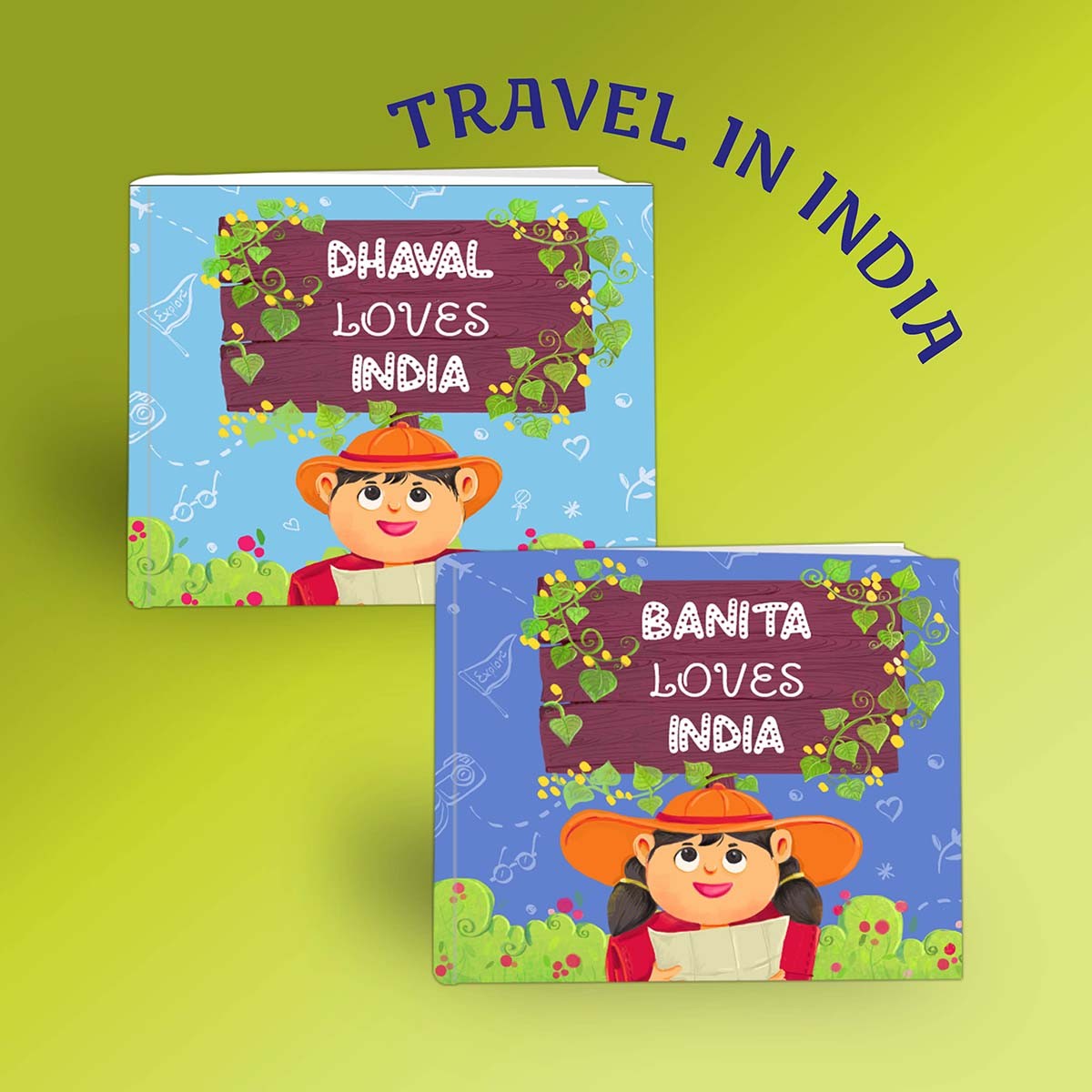 Travel in India - Personalised Book
