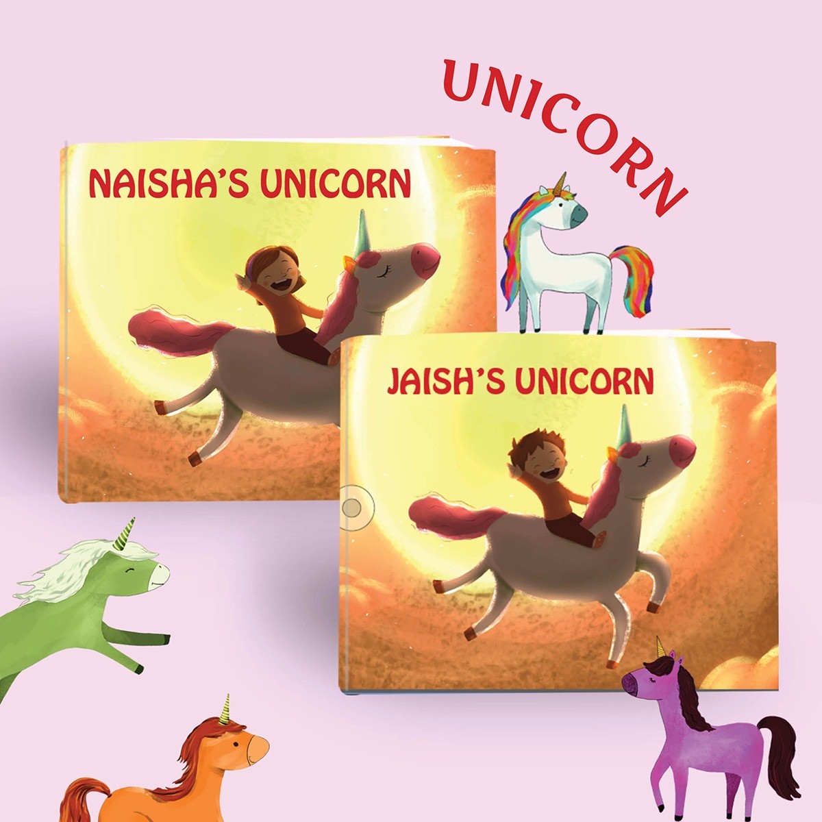 Personalized Unicorn Book