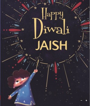 "Happy Diwali 'Boy's Name'...." Personalized Diwali Book