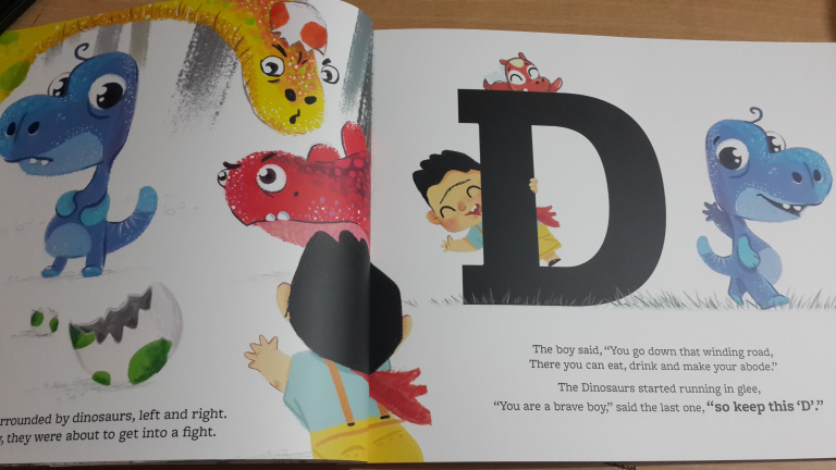oh my book story letter D